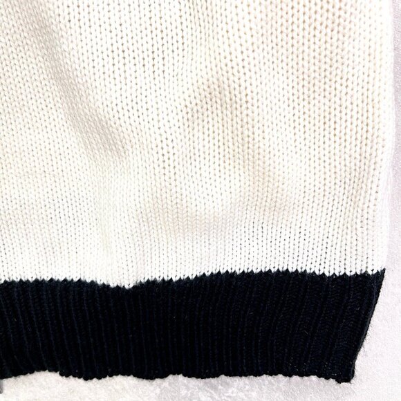 WOMEN WITHIN Cardigan Sweater Plus Size 1X Ivory Fair Isle Knit Full Zip Cozy - Picture 7 of 12